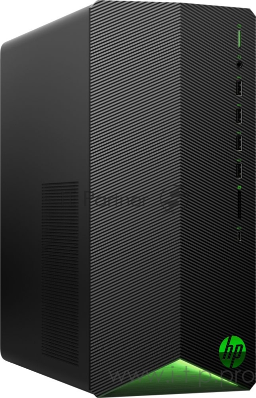 ПК HP Pavilion TG01-1014ur MT Ryzen 5 4600G (3.7)/8Gb/1Tb 7.2k/SSD128Gb/RX 550 2Gb/CR/Free DOS 3.0/GbitEth/WiFi/BT/310W/черный