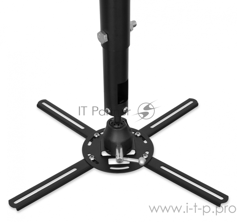 Кронштейн для проектора Buro PR06-B черный макс.20кг потолочный поворот и наклон