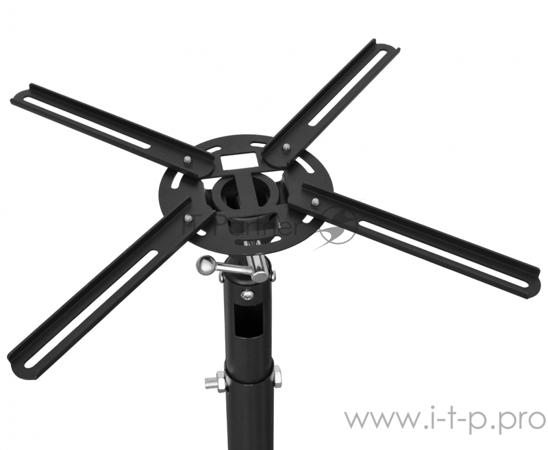 Кронштейн для проектора Buro PR06-B черный макс.20кг потолочный поворот и наклон