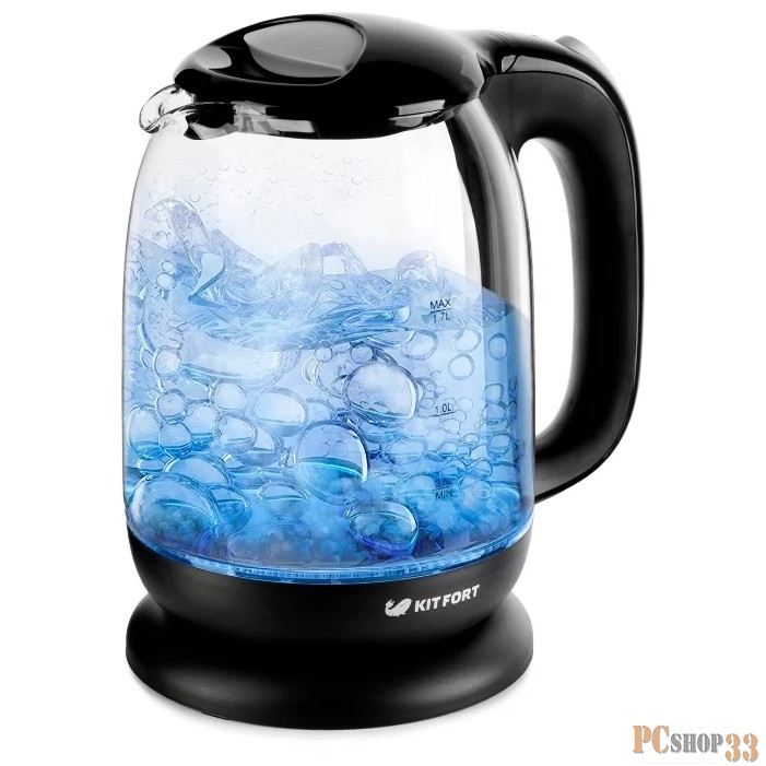 Чайник 625-5-КТ Чайник Kitfort Мощность: 1850-2200 Вт.Ёмкость: 1,7 л.серый.