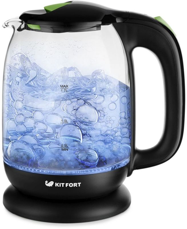 Чайник 625-2-КТ Чайник Kitfort Мощность: 1850-2200 Вт.Ёмкость: 1,7 л.зеленый.