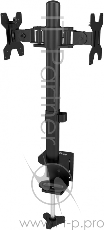 Кронштейн для мониторов ЖК Buro M062 черный 17-27 макс.8кг настольное крепление