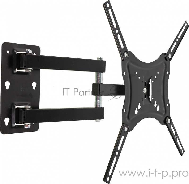 Кронштейн для телевизора Buro FL4 черный 15-65 макс.35кг настенный поворотно-выдвижной и наклонный