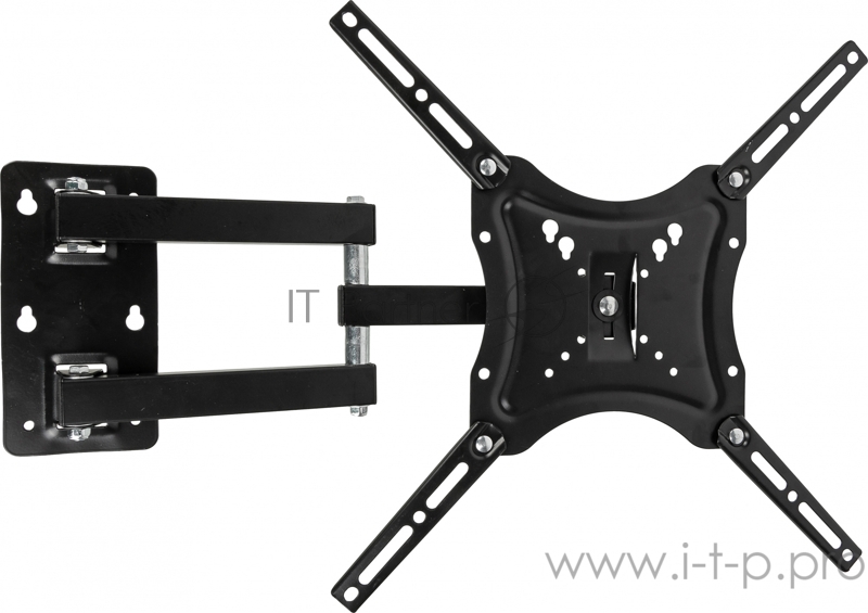 Кронштейн для телевизора Buro FL4 черный 15-65 макс.35кг настенный поворотно-выдвижной и наклонный