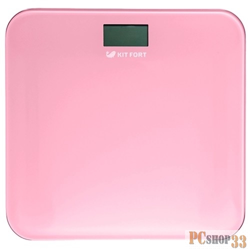 Весы 804-2-КТ Напольные весы Kitfort, Максимальный вес: 150 кг. розовые