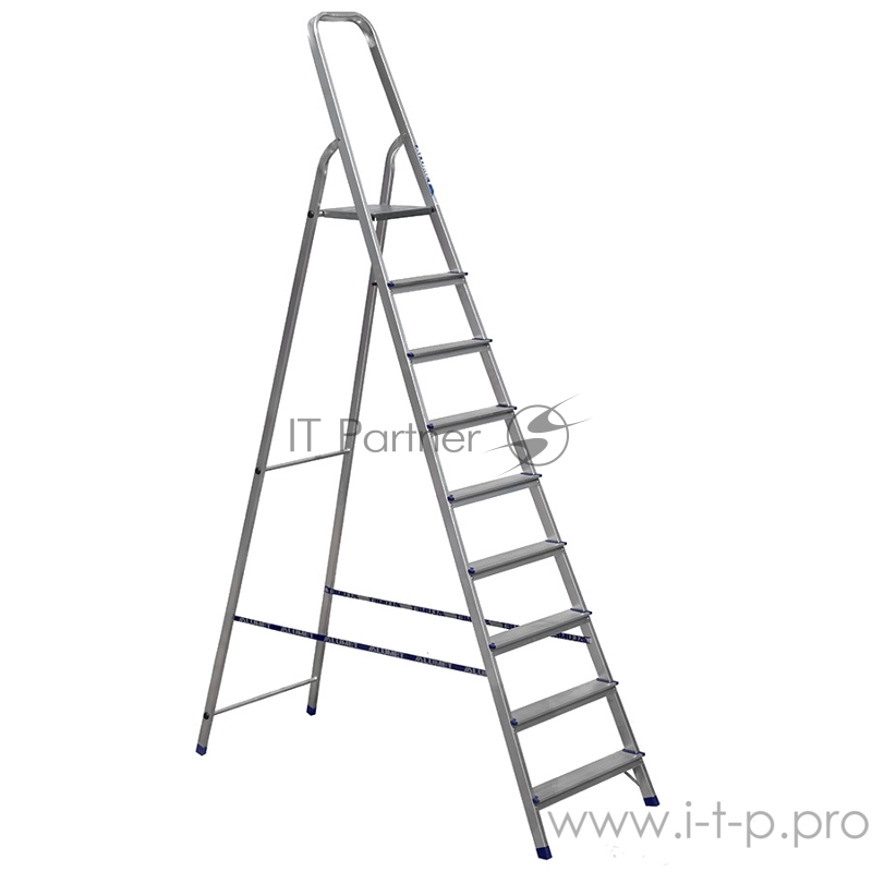 Стремянка Alumet алюминий 8ступ. H3.90м макс.нагр.:150кг (АМ709)