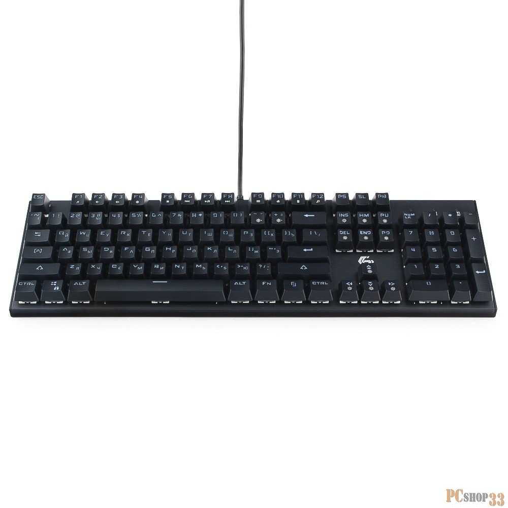 Клавиатура Gembird KB-G550L черная USB Клавиатура игровая механическая