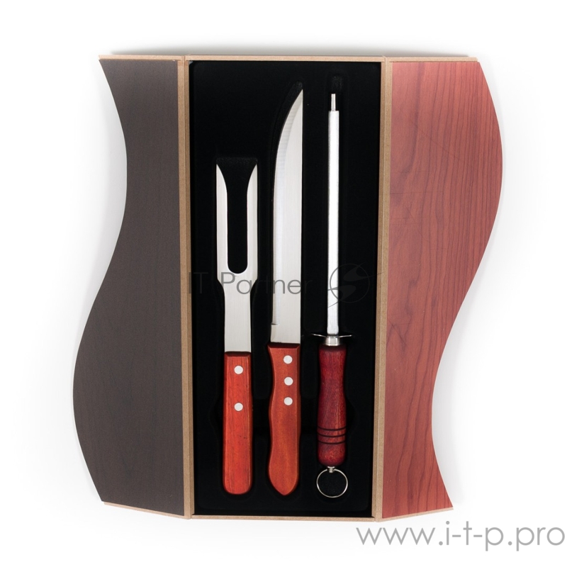 Набор для приготовления стейка, 3 предмета в деревянном боксе, ROYALGRILL™