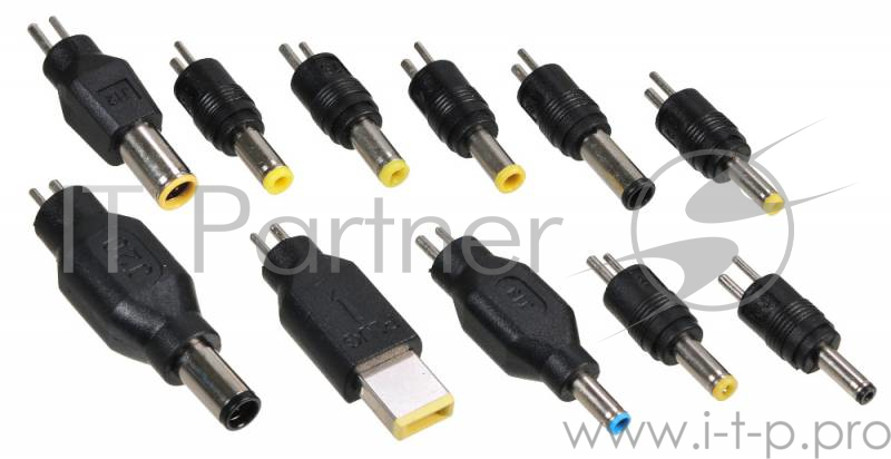 Блок питания Buro BUM-0031T65 ручной 65W 12V-24V 11-connectors 3.2A 1xUSB 0.6A от бытовой электросети/от прикуривателя