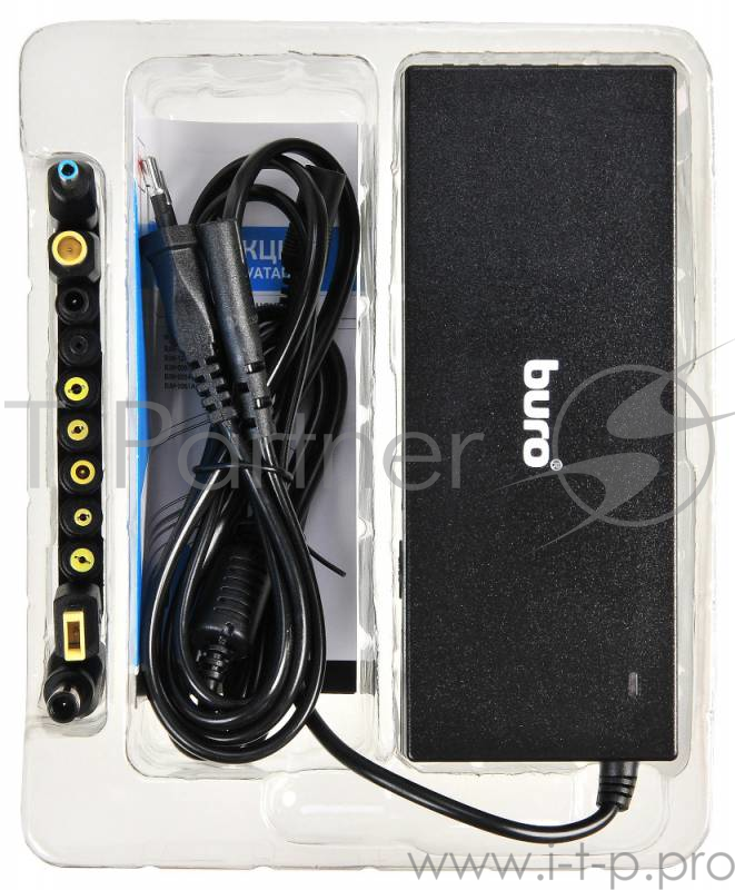 Блок питания Buro BUM-1129М120 ручной 120W 12V-20V 11-connectors 1xUSB 1A от бытовой электросети