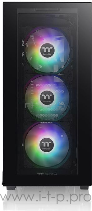 Корпус Thermaltake Divider 300 TG ARGB черный без БП ATX 2x120mm 2xUSB3.0 audio front door bott PSU