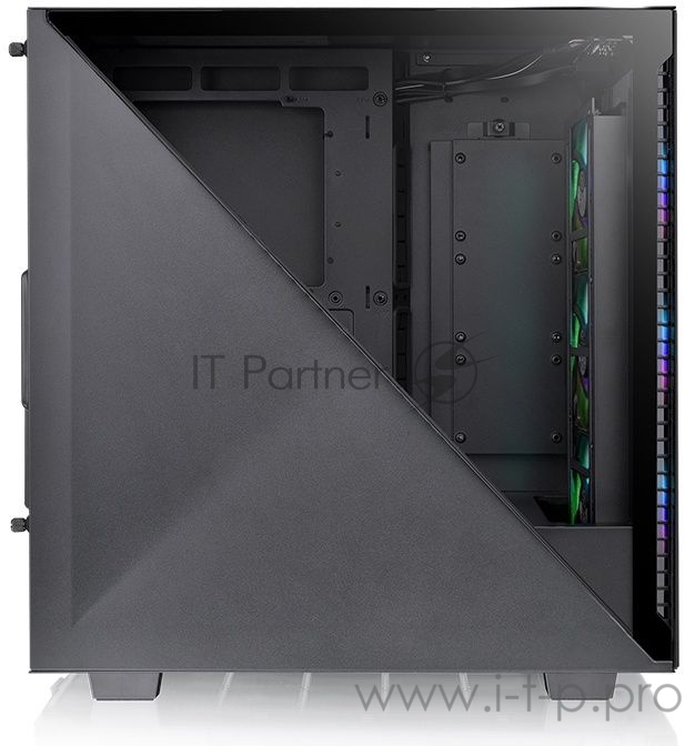 Корпус Thermaltake Divider 300 TG ARGB черный без БП ATX 2x120mm 2xUSB3.0 audio front door bott PSU