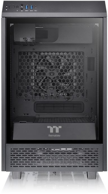 Корпус Thermaltake The Tower 100 черный без БП ATX 2x120mm 2xUSB3.0 1xUSB3.1 audio bott PSU
