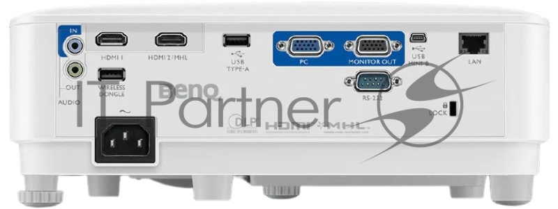 Проектор BenQ MH733 1080P 4000 AL 1.3X zoom, TR 1.15~1.5, 2xHDMI (MHL), LAN display, USB reader, USB WiFi (WDRT8192)