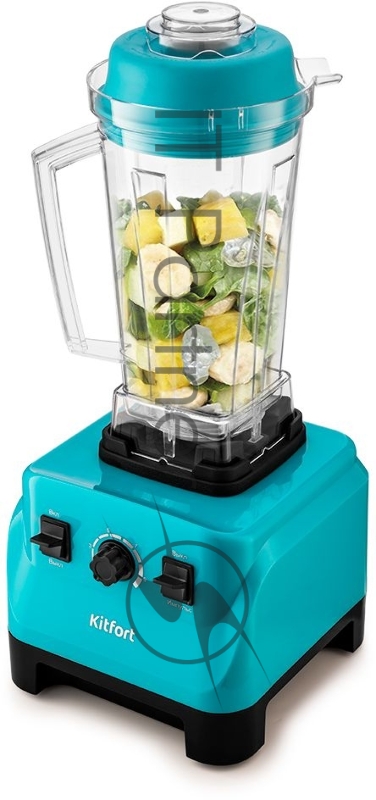 Блендер стационарный Kitfort KT-3022-3 1500Вт бирюзовый