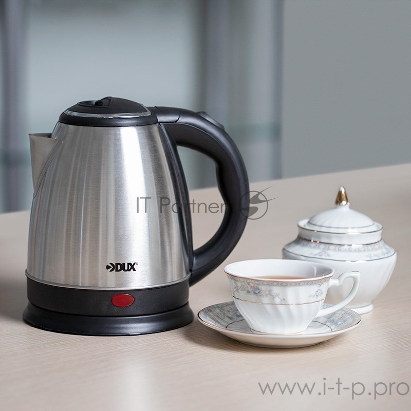Чайник электрический, нержавеющая сталь 1,5 литра, 1850 Вт/220В (DX3015) DUX