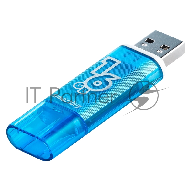 USB2.0 16Gb Smart Buy Glossy series Blue