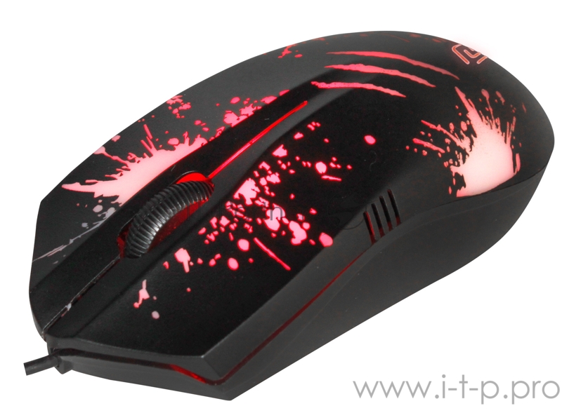 Мышь Оклик 398G черный оптическая (1000dpi) USB (3but)