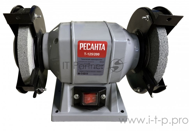 Электроточило Ресанта Т-125/200 200Вт 2950об/мин d=125мм t=16мм