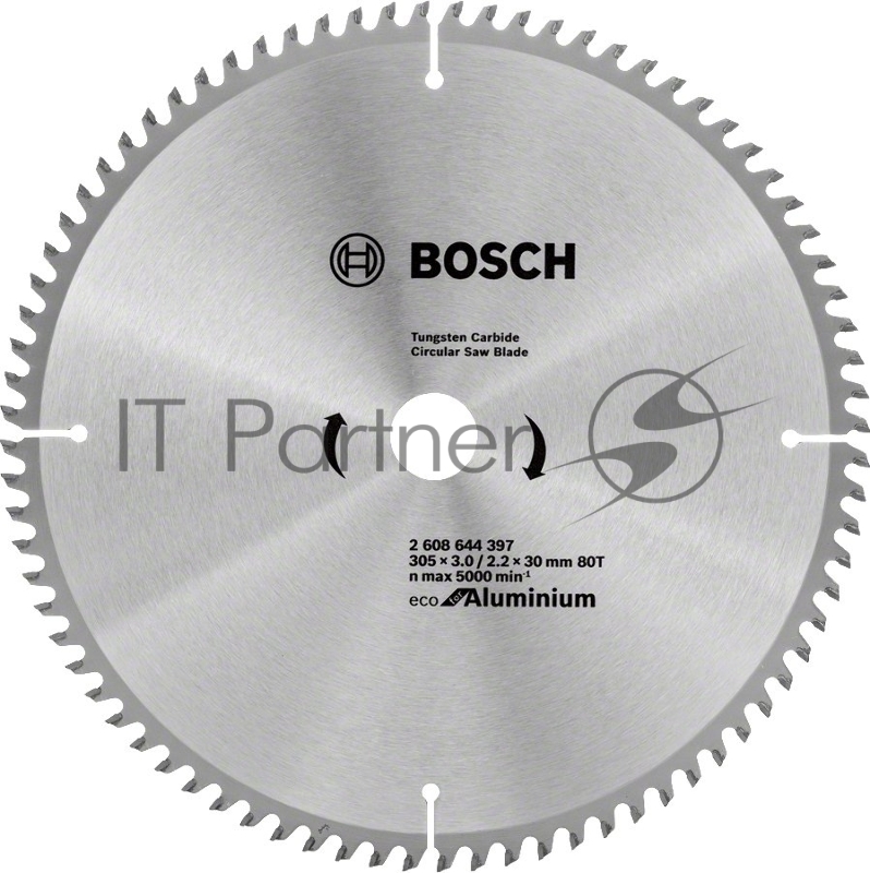 Пильный диск BOSCH 2608644397 ECO ALU/Multi 305x30-80T