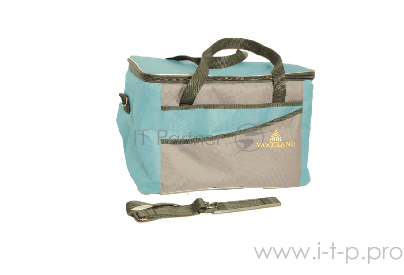 Сумка изотермическая Woodland ISOTERM 22 л., бирюзово-серый