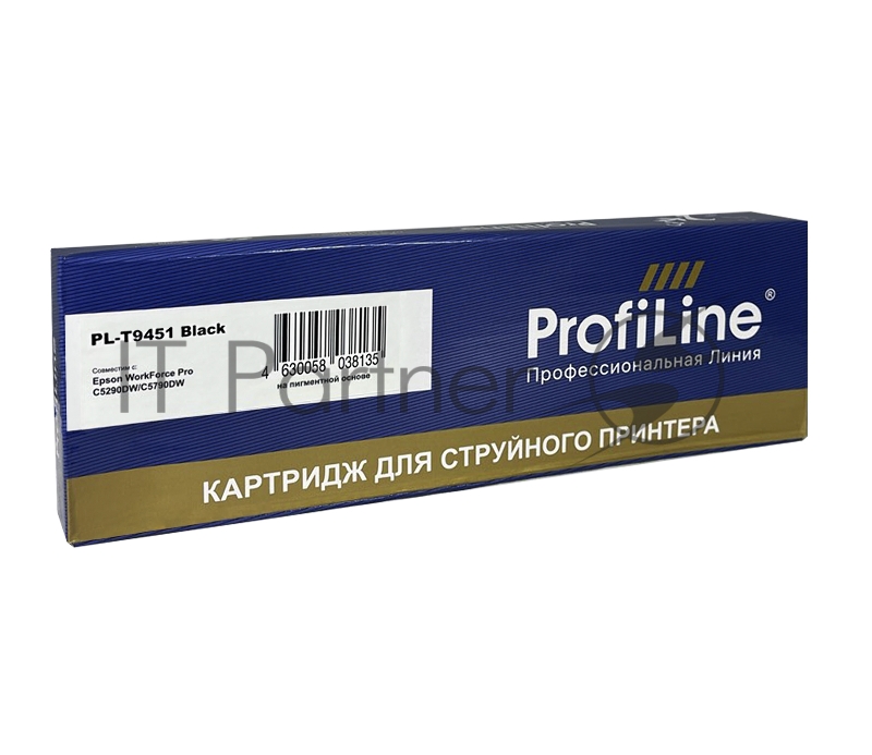 Струйный картридж PL-T9451 для принтеров Epson WorkForce Pro C5210/C5215/C5290/C5710/C5790 с чернилами Black ProfiLine