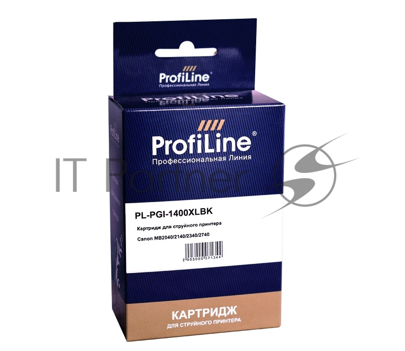 Струйный картридж PL-PGI-1400XLBK для принтеров Canon MB2040/MB2140/MB2340/MB2740 с чернилами Black ProfiLine