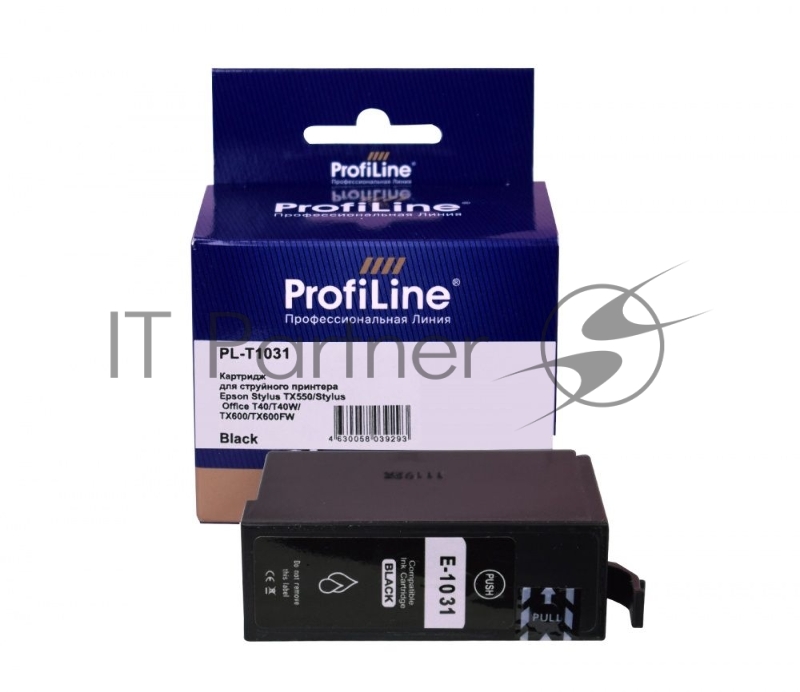 Струйный картридж PL-T1031 для принтеров Epson Stylus TX550/Stylus Office T40/T40W/TX600/TX600FW с чернилами Black 25,9 мл ProfiLine