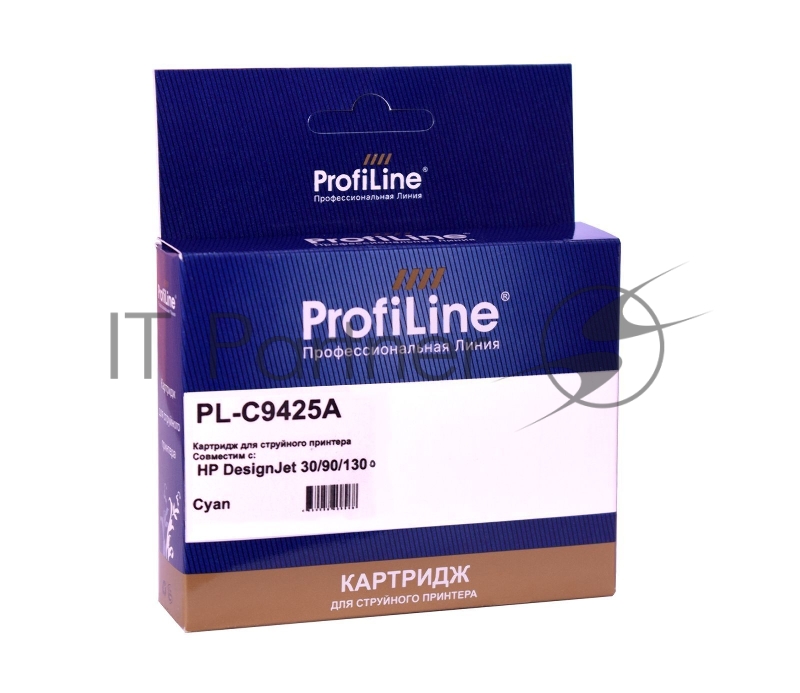 Струйный картридж PL-C9425A (№85) для принтеров HP DesignJet 30/90/130 с чернилами Cyan ProfiLine