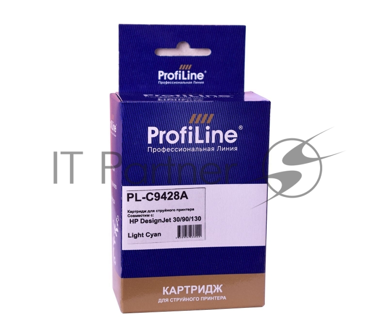 Струйный картридж PL-C9428A (№85) для принтеров HP DesignJet 30/90/130 с чернилами Light Cyan ProfiLine