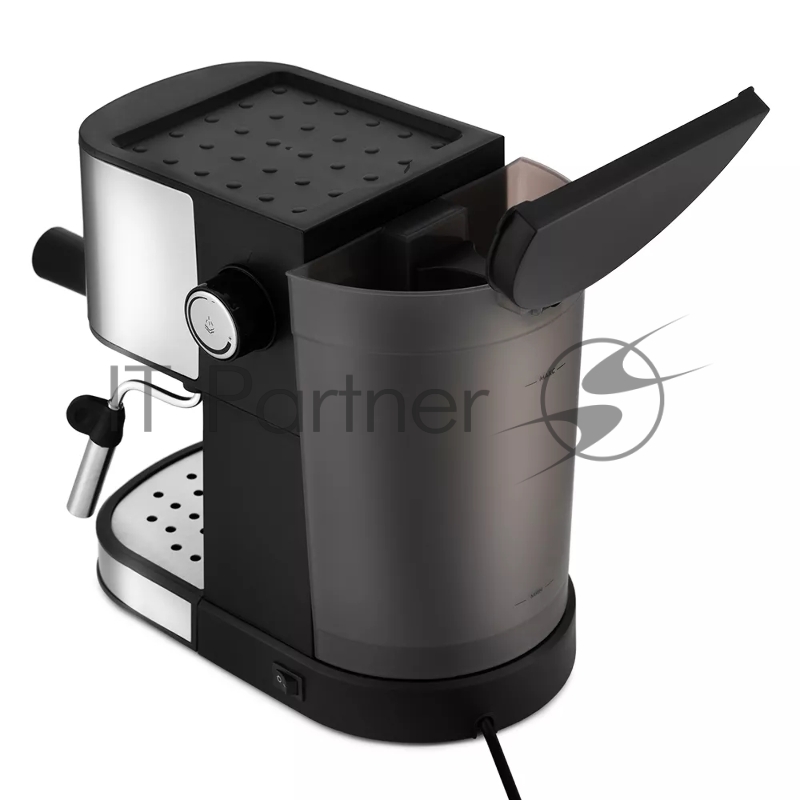 Кофеварка эспрессо Kitfort KT-753 850Вт черный/нержавеющая сталь