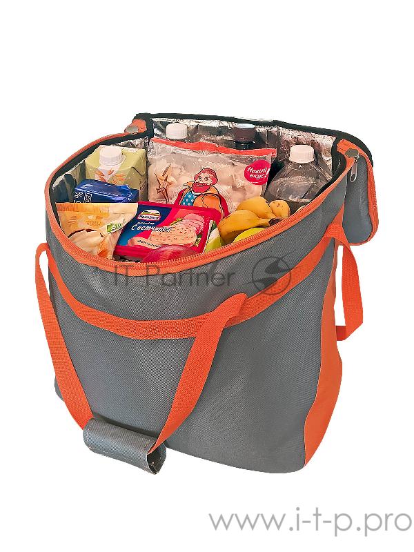 Сумка-холодильник серая М (40л)
