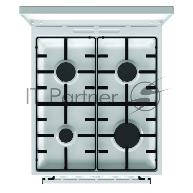 Комбинированная плита GORENJE K5241WH/ 85x50x60, комбинированная, 4 газовые конфорки, духовка электрическая, белый