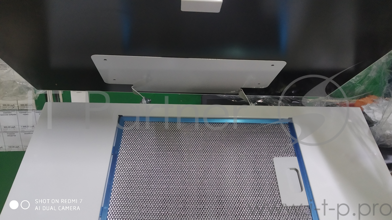 Вытяжка каминная Elikor Жемчуг 60П-700-Е4Д перламутровый/белое стекло управление: сенсорное (1 мотор)