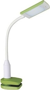 Camelion Настольные светильники Camelion KD-789 C34 зелёный & белый LED (Свет-к настольный, зажим-струбцина, 7 Вт, 230В, 4000К)