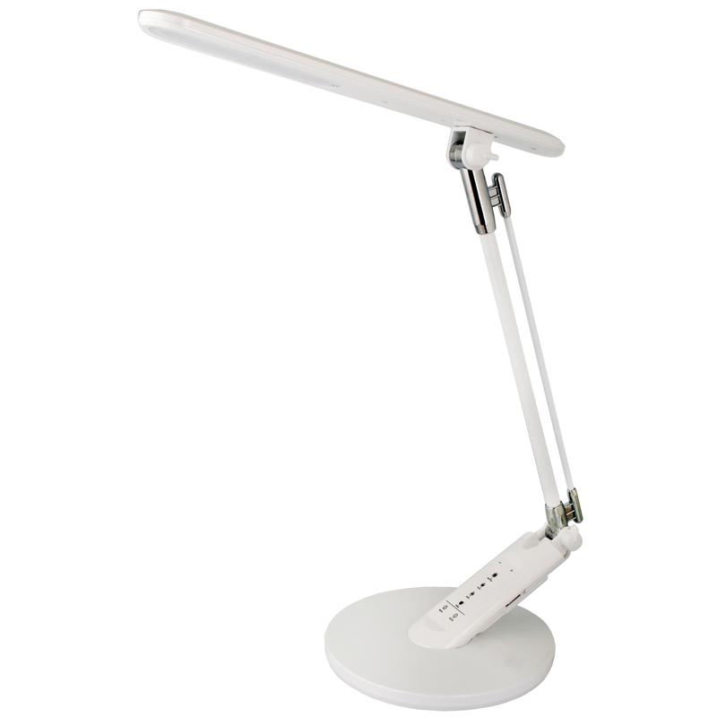 Camelion Настольные светильники Camelion KD-816 C01 бел.LED (Свет-к наст.,8 Вт,230В, сенс.,5 ур.ярк,4 цветов темп.)