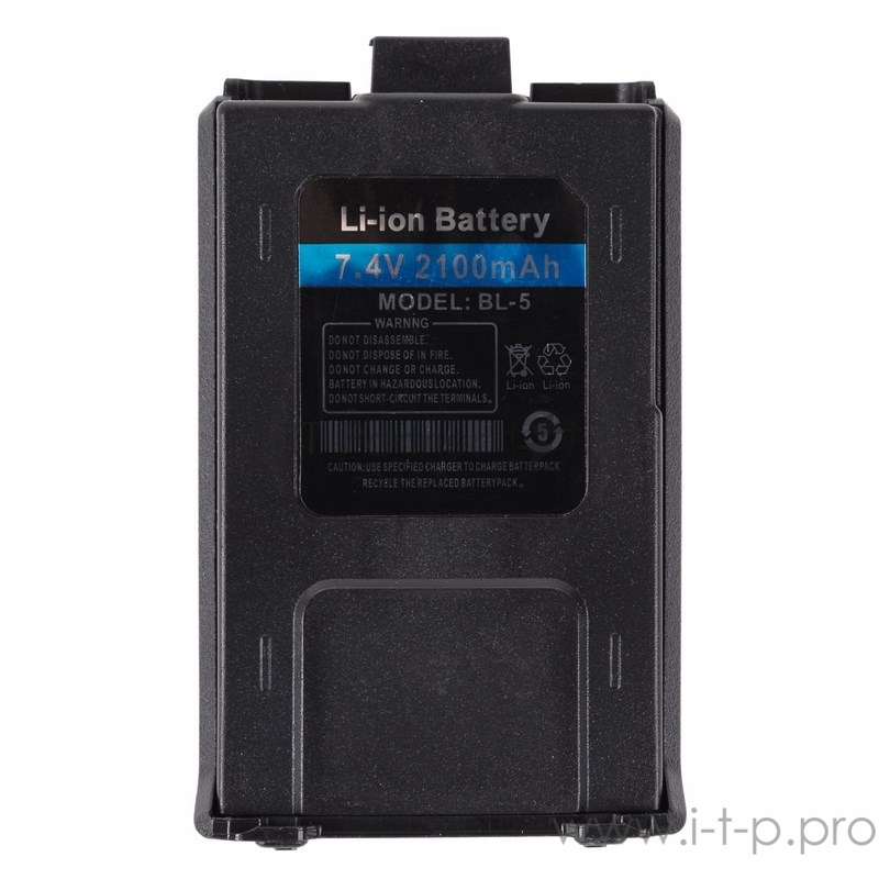 Аккумуляторная батарея для радиостанций серии UV-5R Li-ion 2100 мАч