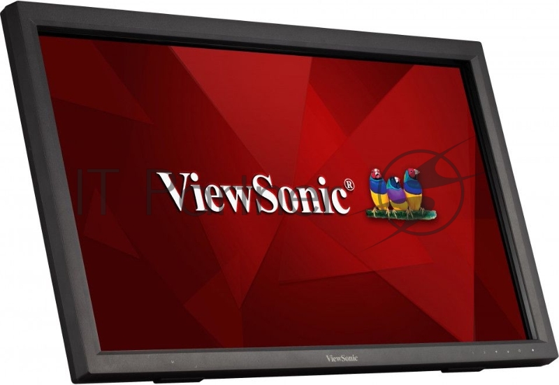 Монитор Viewsonic 23.6 TD2423 Touch VA LED, 1920x1080, 7ms, 250cd/m2, 3000:1, 20Mln:1, 178°/178°, D-Sub, DVI, HDMI, USB-hub, 60Hz, колонки, Tilt, VESA, Black