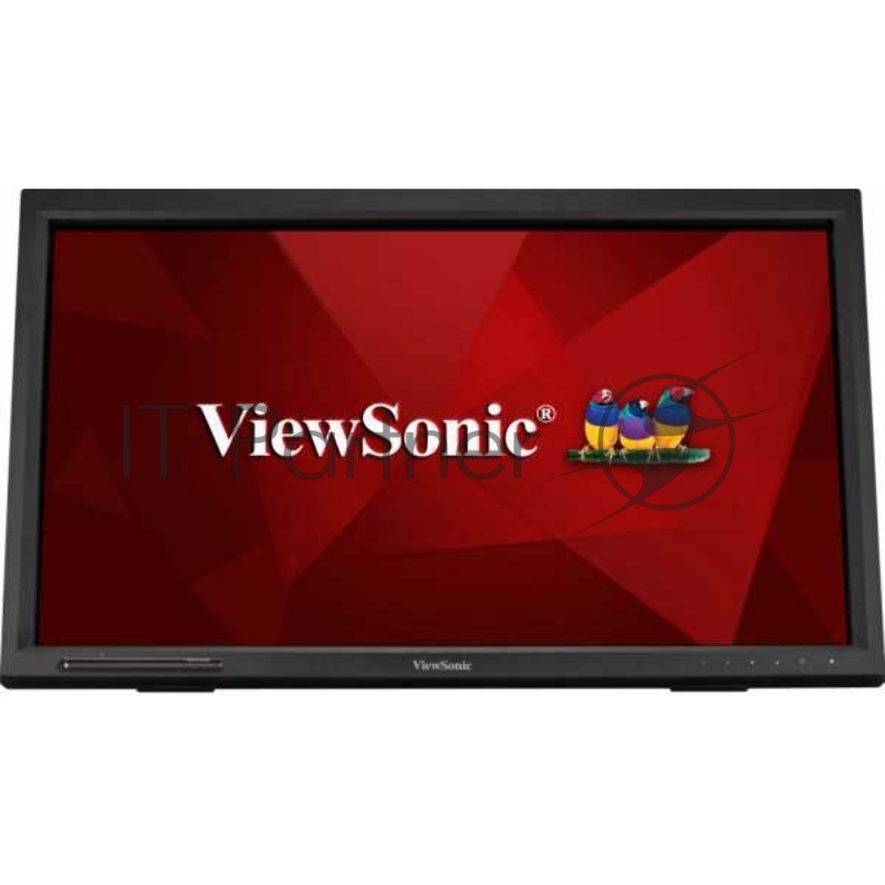 Монитор Viewsonic 23.6 TD2423 Touch VA LED, 1920x1080, 7ms, 250cd/m2, 3000:1, 20Mln:1, 178°/178°, D-Sub, DVI, HDMI, USB-hub, 60Hz, колонки, Tilt, VESA, Black
