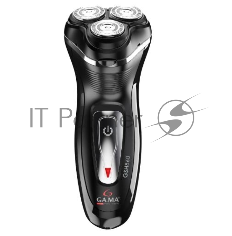 Электробритва GA.MA GSH860 (GM0601)Система Double Track – двойные кольца лезвий для гладкого бритья, Головка с тремя плавающими лезвиями, Точное и аккуратное бритье, База для зарядки, До 50 минут непрерывной работы, Время зарядки 8 часов, Выдвижной т