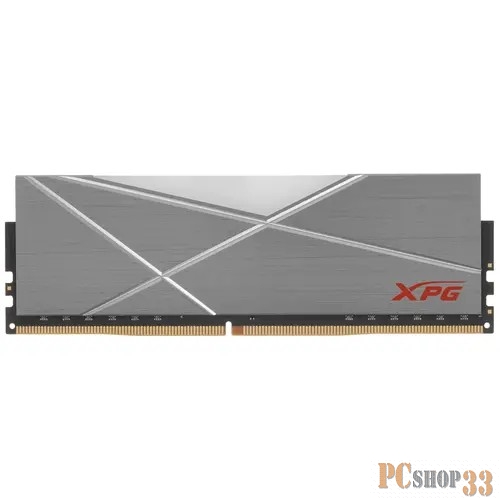 Модуль памяти 8GB ADATA DDR4 3200 DIMM XPG SPECTRIX D50 RGB Grey Gaming Memory AX4U32008G16A-ST50 Non-ECC, CL16, 1.35V, Heat Shield, RTL