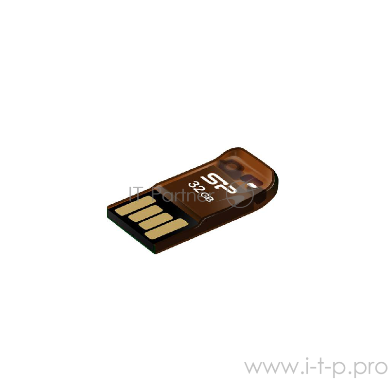 Флеш Диск Silicon Power 32Gb TOUCH T02 SP032GBUF2T02V1O USB2.0 оранжевый