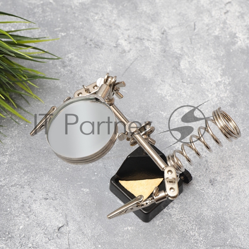 Держатель Rexant Третья рука с лупой х 2,5