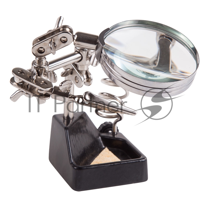 Держатель Rexant Третья рука с лупой х 2,5