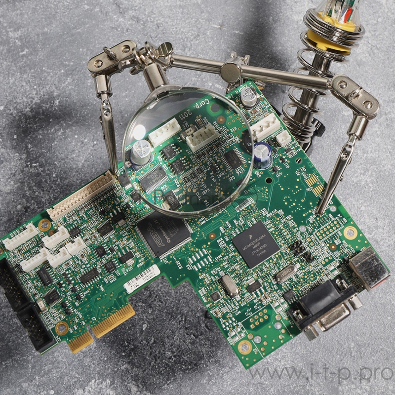 Держатель «Третья рука» REXANT, 2 зажима, чугун, лупа 60 мм, подставка паяльника, ниша, губка