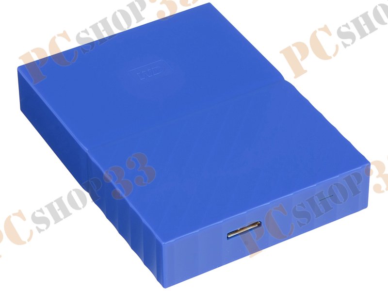 Внешний жесткий диск 4000ГБ 2.5 Western Digital My Passport WDBUAX0040BBL, синий (USB3.0)