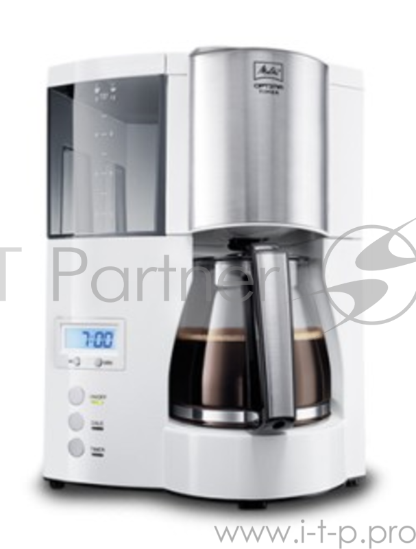 Кофеварка Melitta Optima Glass Timer белая