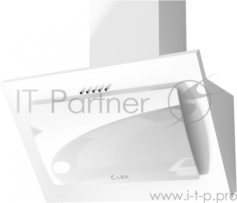 Вытяжка каминная Lex Mika C 600 белый управление: кнопочное (1 мотор)