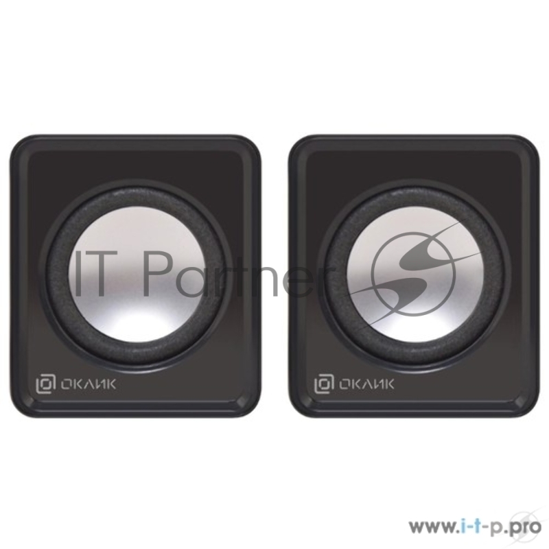Колонки Oklick Колонки Oklick OK-331 2.0 черный 6Вт