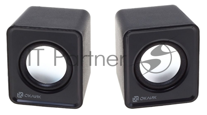 Колонки Oklick Колонки Oklick OK-331 2.0 черный 6Вт